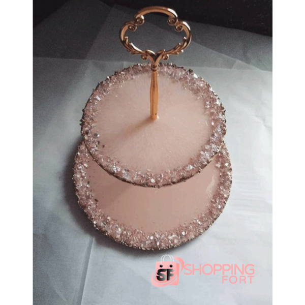 Resin 2 Tier Cake Stand
