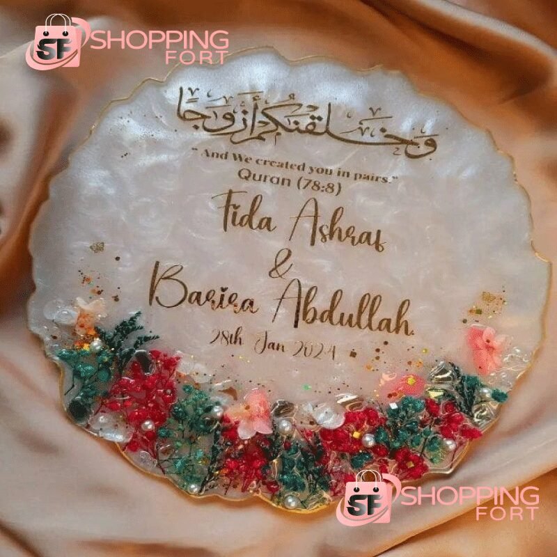 Nikkah Floral Tray
